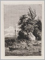 KG 13642
<br/>
Aan de Tiber buiten Rome
<br/>
<em>Weirotter, François Edmund (1730-1771)</em>